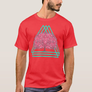 T-shirt 80s Synthwave Sakura Japon Fleur Vaporwave Cherry