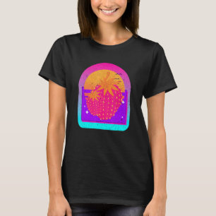 T-shirt 80s Vaporwave Fraises esthétiques Fruit