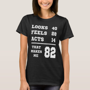 T-shirt 82 Anniversaire Regards Sens Actes