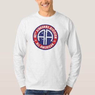 T-shirt 82e division aéroportée "All American" Grunge Long