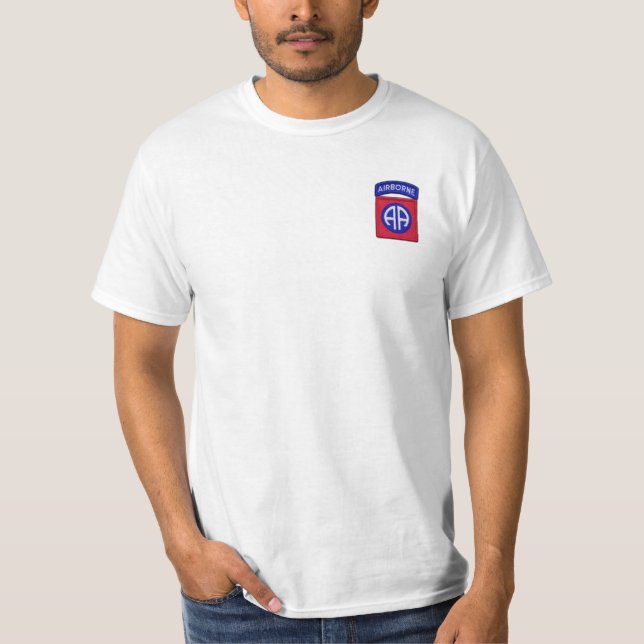 T-shirt 82e division aéroportée Anciens combattants  (Devant)