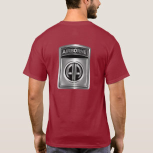 T-shirt 82e division aéroportée Awesome Design Chrome