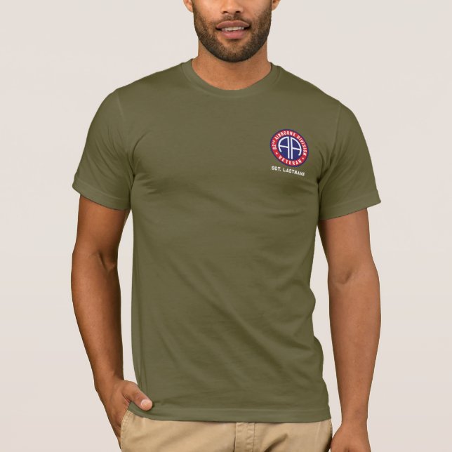 T-shirt 82e division aéroportée "vétéran" sur mesure (Devant)