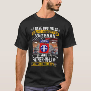 T-shirt 82e Vétéran Aéroporté Et Beau-Père