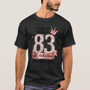 T-shirt 83 & Fabulous I Rose Et Groupe White Party Candid