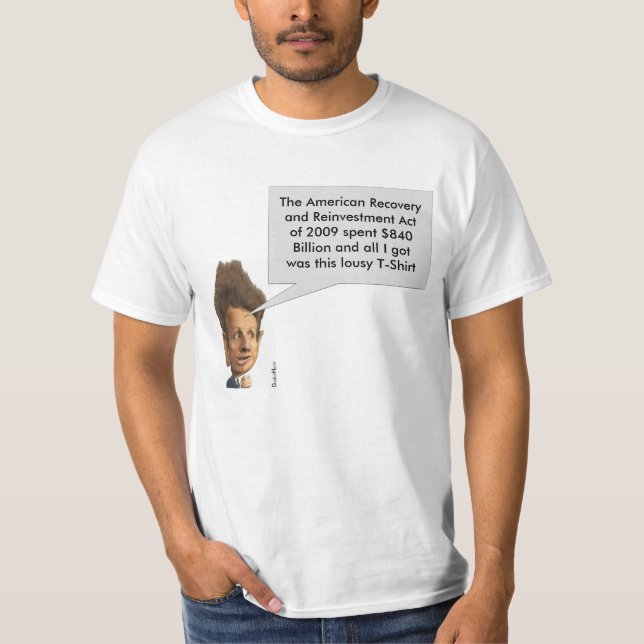 T-shirt $840 milliards du contribuable gaspillé (Devant)