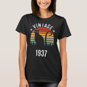 T-shirt 85e anniversaire, Vintage 1937, 85 ans
