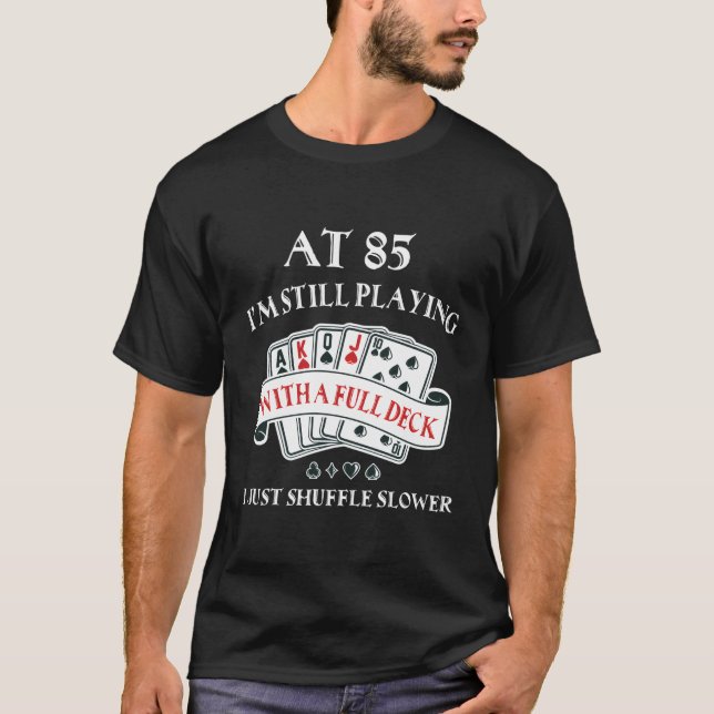T-shirt 85E Pour 85 Cartes De Jeu (Devant)