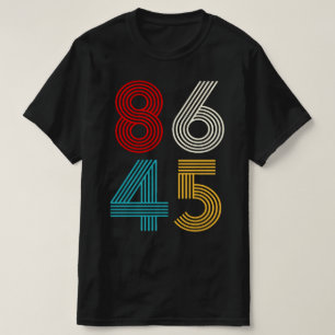 T-SHIRT 8645 ANTI TRUMP VINTAGE