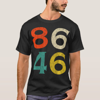 T-shirt 8646 86 46 Impeach 46 Hommes Femmes
