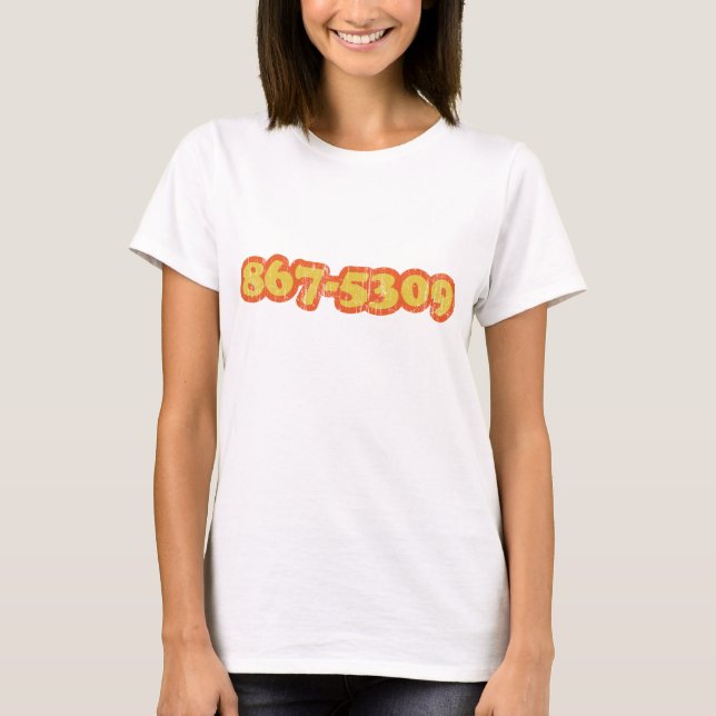 T-SHIRT 867-5309 (Devant)