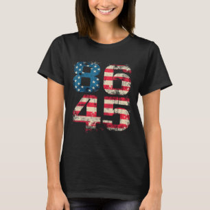 T-shirt 86 45 Manifestation politique Anti-trump Étroite U