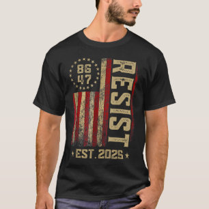 T-shirt 86 47 Anti Trump Résiste à l'échec Trump Impeach 4