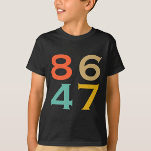 T-shirt 86 47 Trump contre Trump contre l'échec de Trump e