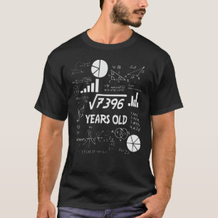 T-shirt 86 Ans Enseignant en mathématiques Anniversaires 8