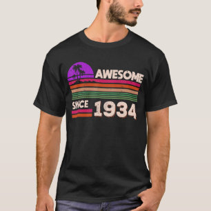 T-shirt 88e anniversaire Hommes Femmes stupéfiant depuis 1