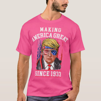 T-shirt 88E Anniversaire Pour Une Grande Amérique Depuis 1