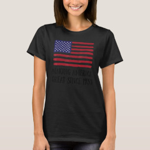 T-shirt 89e anniversaire de la grandeur de l'Amérique depu