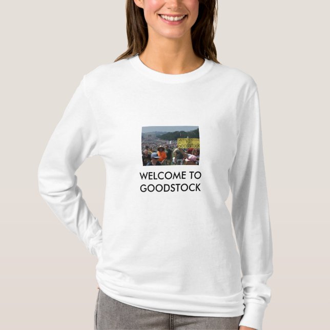 T-SHIRT 8-28-2010 ACCUEIL DOUILLE DE DAMES DE GOODSTOCK À (Devant)