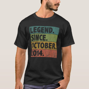 T-shirt 8 Ancienne légende depuis octobre 2014 8e annivers