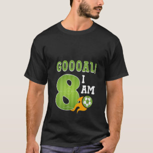 T-shirt 8 Anniversaire Boy Soccer I m 8 An Old Funny B Day