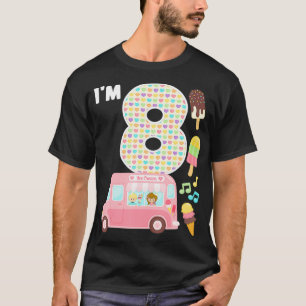 T-shirt 8 Anniversaire Crew Glace Truck Im 8 Anniversaire