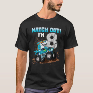 T-shirt 8 Ans 8 Ans Shark Boy Girl Monster Tr