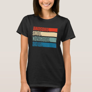 T-shirt 8 Ans 8ème anniversaire Awesome depuis le 20 novem