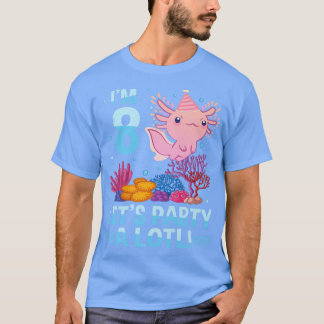 T-shirt 8 ans Aolotl Lover 8e anniversaire Cadeaux Boys Gi