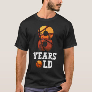 T-shirt 8 ans basket-ball balle 8 ans basket-ball