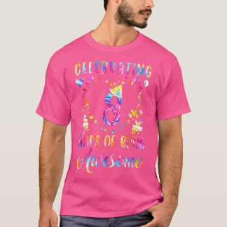 T-shirt 8 Ans D'Être Étonnant 8 Ans 8E Anniversaire