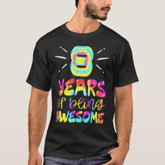T-shirt 8 Ans D'Être Étonnant Tie Dye 8 Ans 8E B
