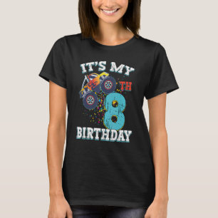 T-shirt 8 Ans Garçon Fille C'est mon 8ème anniversaire Mon