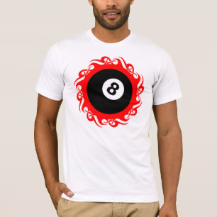 T-shirt 8-ball tribal