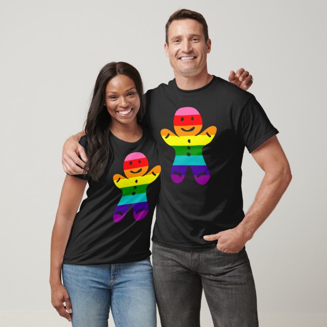 T-shirt 8 bandes LGBT Pride Drapeau arc-en-ciel Cookie de  (Unisexe)