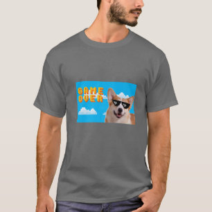 T-shirt 8 bits Game Over Pembroke Welsh Corgi