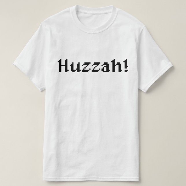 T-shirt 8 Bits Huzzah ! (Design devant)