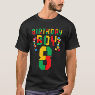 T-shirt 8 Years Old Block Building