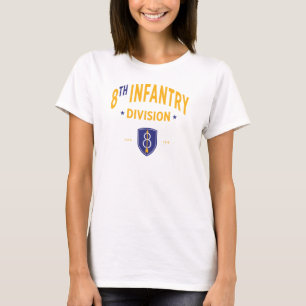 T-shirt 8e Division d'infanterie - Militaire américain