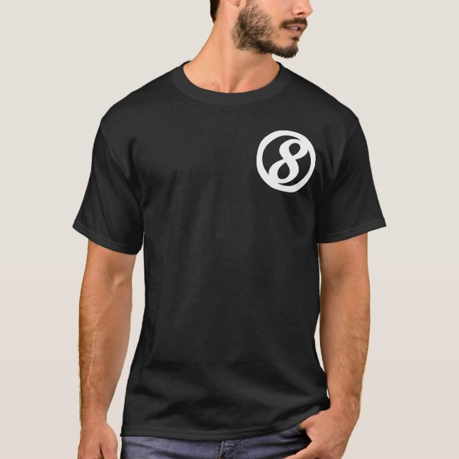 T-shirt 8ème Chemise de personnel de cercle (Devant)