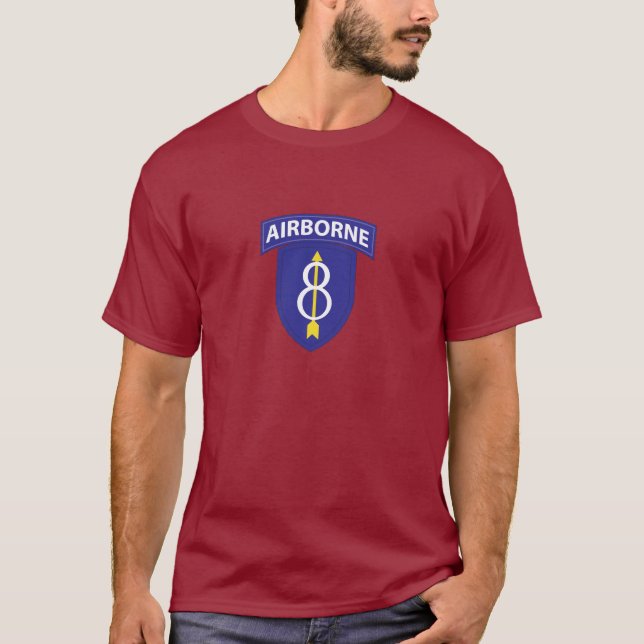 T-shirt 8ème Division d'infanterie (T-shirt aéroporté) (Devant)