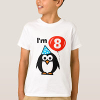 8ème pingouin de la chemise | d'anniversaire