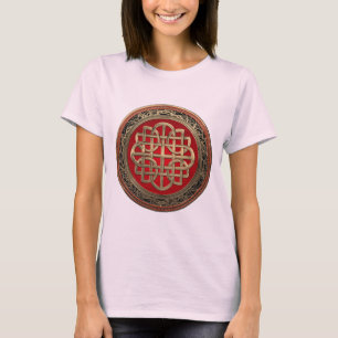 T-shirt [900] Croix du noeud d'or celtique sacré
