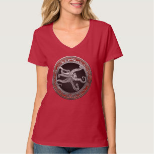 T-shirt [900] Sacred Silver Octopus dans Posture défensive