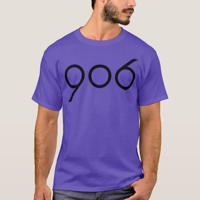 T-shirt 906 - Indicatif régional de Dieu (Devant)