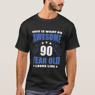 T-shirt 90e anniversaire Cadeaux fantastiques pour lui 90 