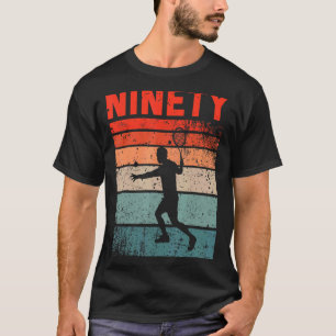T-shirt 90e anniversaire Retro Tennis 90 ans Homme femme
