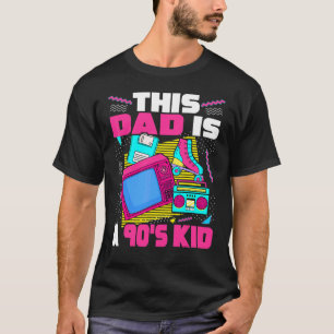 T-shirt 90's Enfant Papa 90s Fête des pères esthétique Pap
