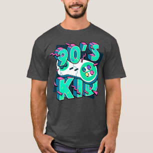 T-shirt 90s Kid Funny Retro Style Video Gaming Graphic