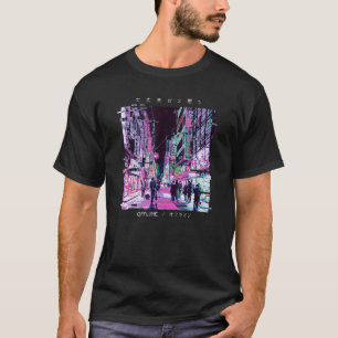 T-shirt 90s Lofi esthétique Japonaise Rétro Tokyo Street